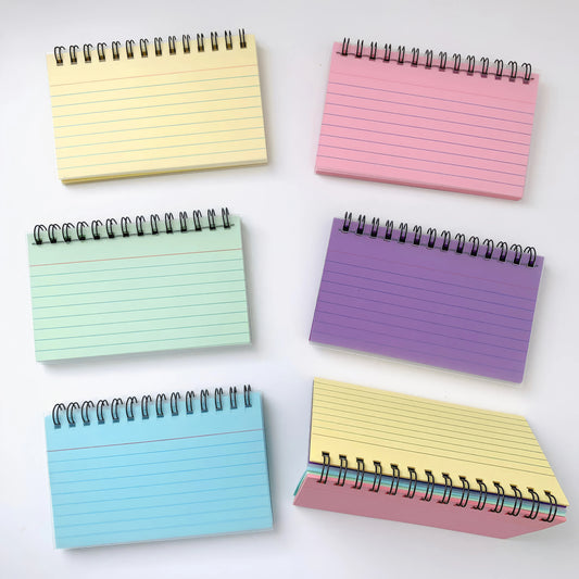 Small Color Spiral Notebooks, Compact Notebooks Suitable for Home/office/school, Stationery and Notepad