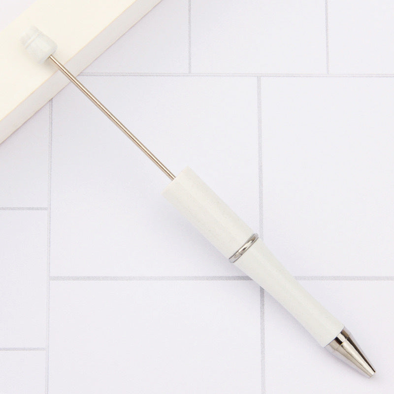 【PY01】 DIY Beadable Pens,Refills & pen bags Included - Beaded Pens Black Ink Ballpoint Cute Pens