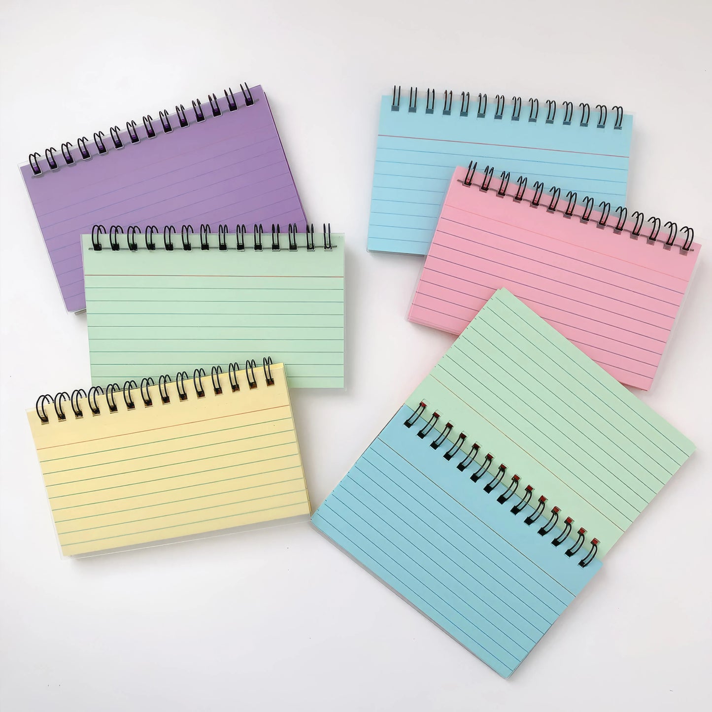 Small Color Spiral Notebooks, Compact Notebooks Suitable for Home/office/school, Stationery and Notepad