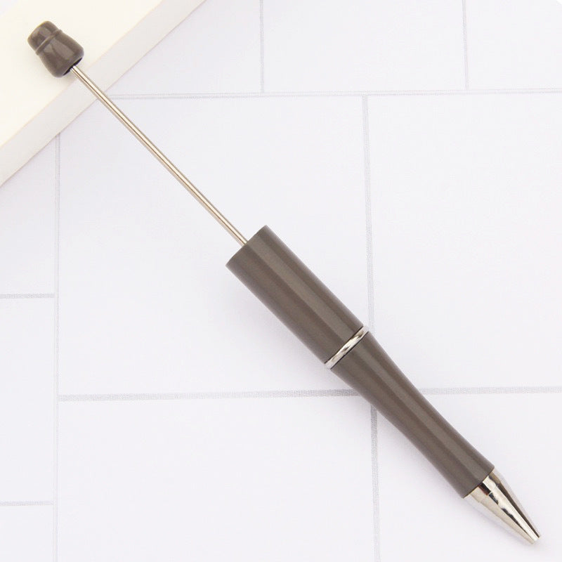 【PY01】 DIY Beadable Pens,Refills & pen bags Included - Beaded Pens Black Ink Ballpoint Cute Pens